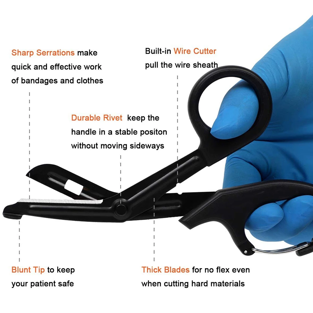 Medical Scissors - Acil Durum İlk Yardım Makası -